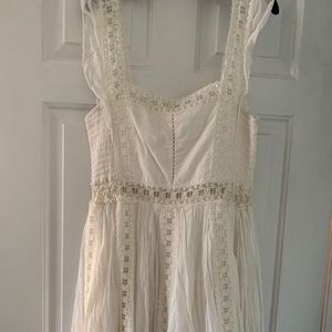 Barely Worn FP Ivory Summer Mini Dress